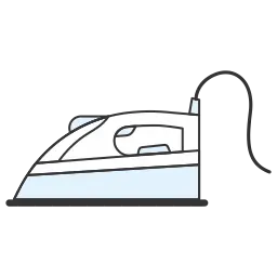 Lyginkite tik iš blogosios pusės. Niekada nelieskite spaudos ploto tiesioginiu lygintuvu, kad nepažeistumėte tekstūros